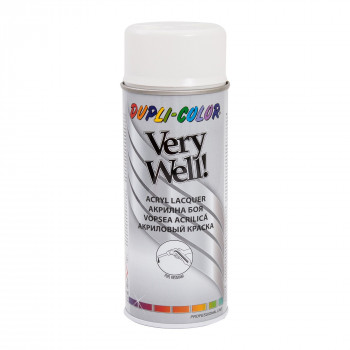 Spray Duplicolor Very Well Ral 9010 alb lucios -400ml